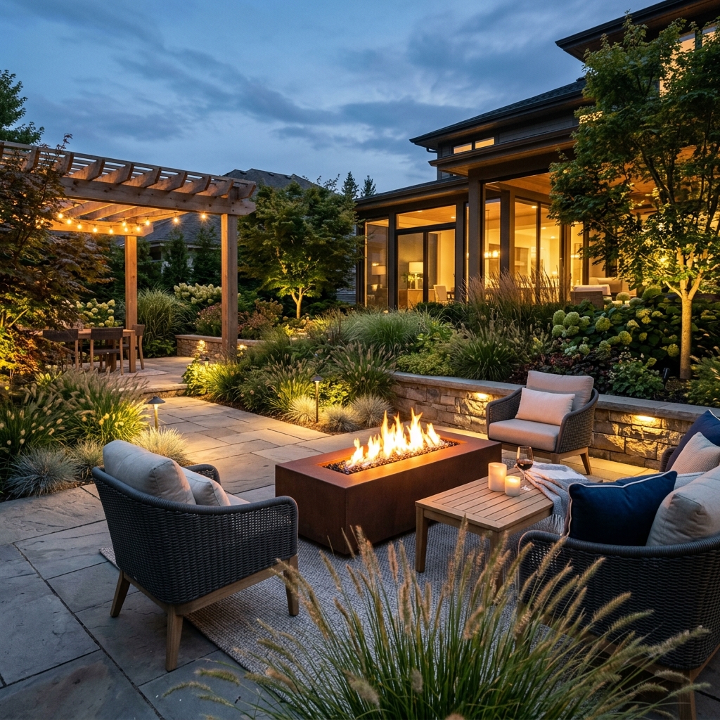 Modern Entertainment Patio