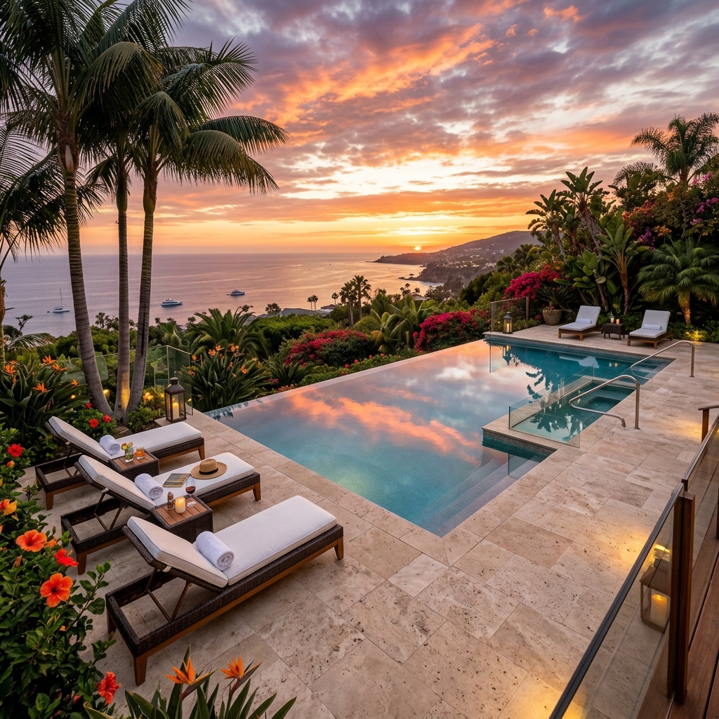 Tropical Oasis Pool